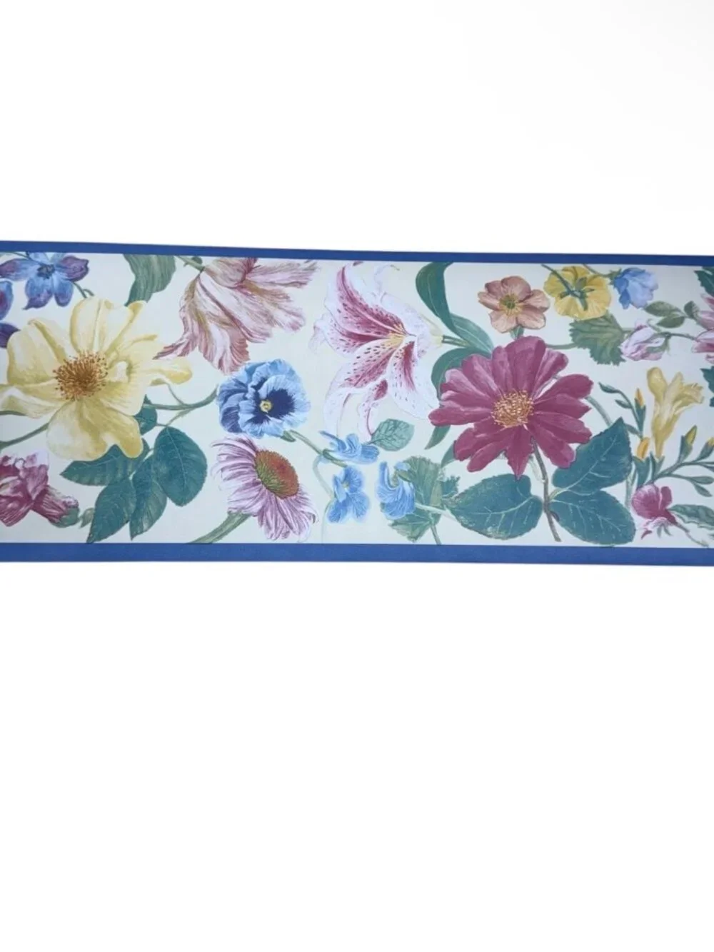 Wallquest Vintage Wallpaper Border 2 Rolls Floral French Cottage MJ52251B NEW